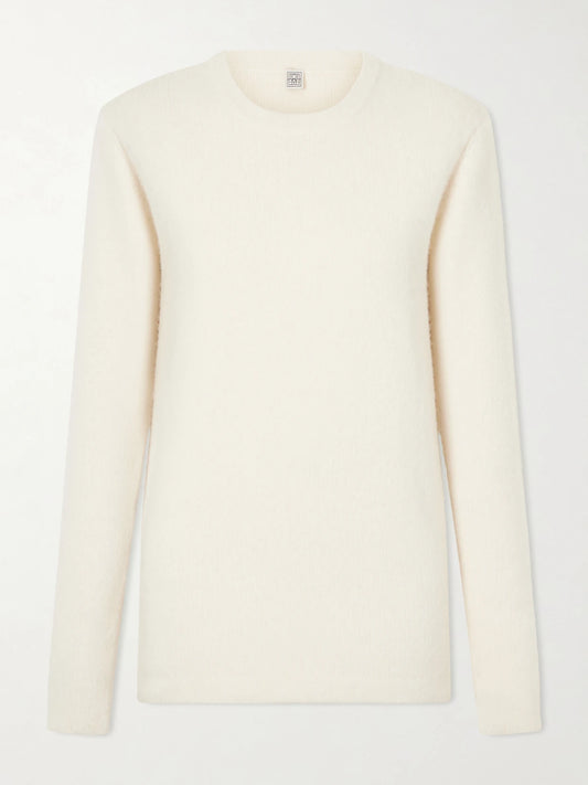 TOTEME Silk, Alpaca And Cashmere-blend Sweater