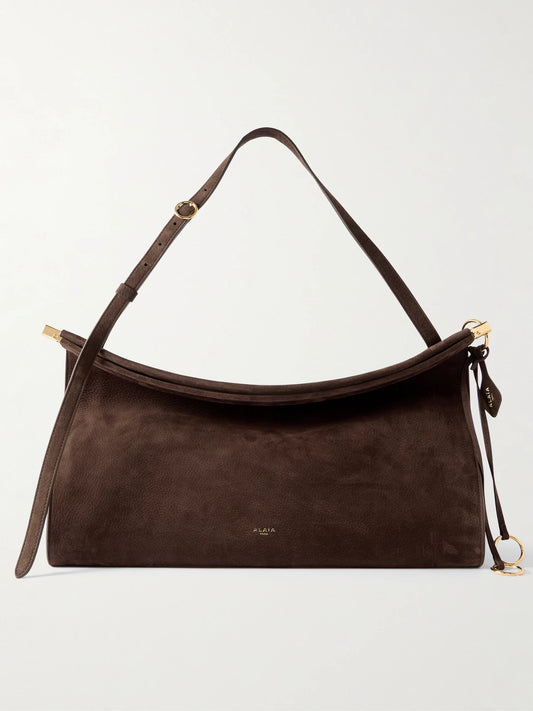 Le Click Large Nubuck Shoulder Bag