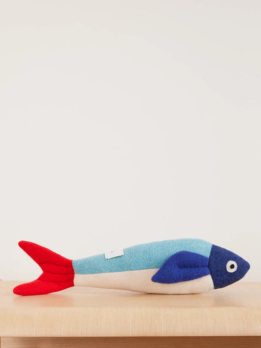 Fish Patchwork-cashmere Plushie