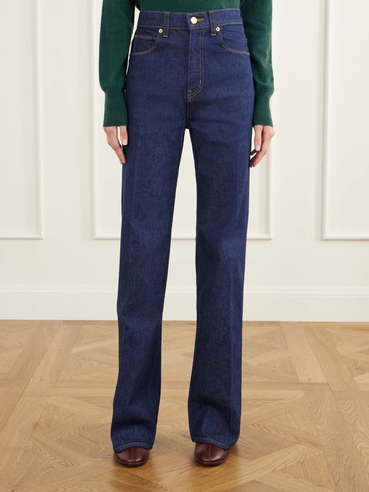 Jamie Haller The Crease High-rise Flared Jeans