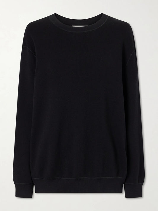 Ottilie Silk And Cotton-blend Sweatshirt