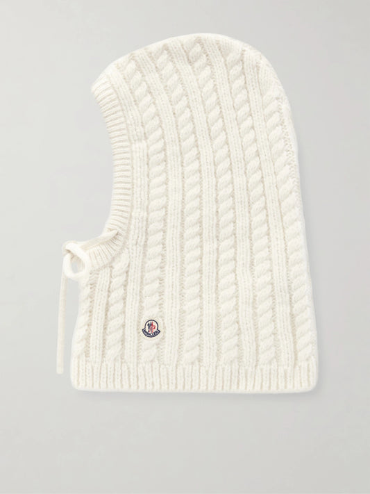 Moncler Cable-knit Alpaca-blend Snood