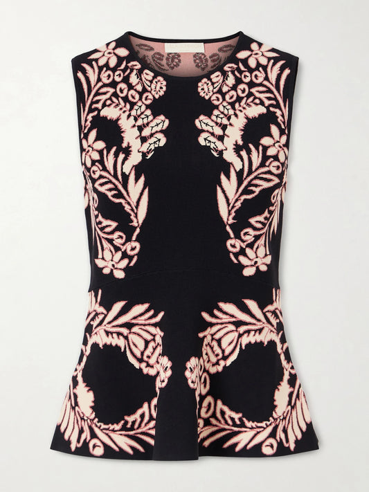 Ulla Johnson Nadira Floral-jacquard Top
