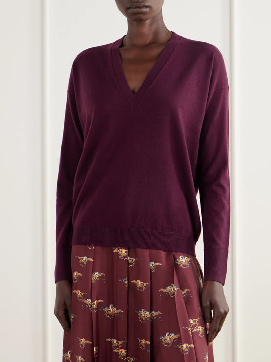 Gabriela Hearst Linna Cashmere And Wool-blend Sweater