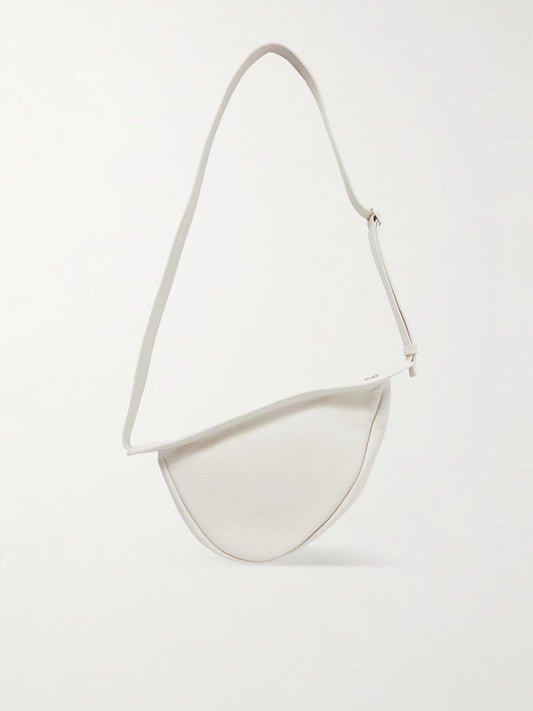 Slouchy Banana Small Textured-leather Shoulder Bag