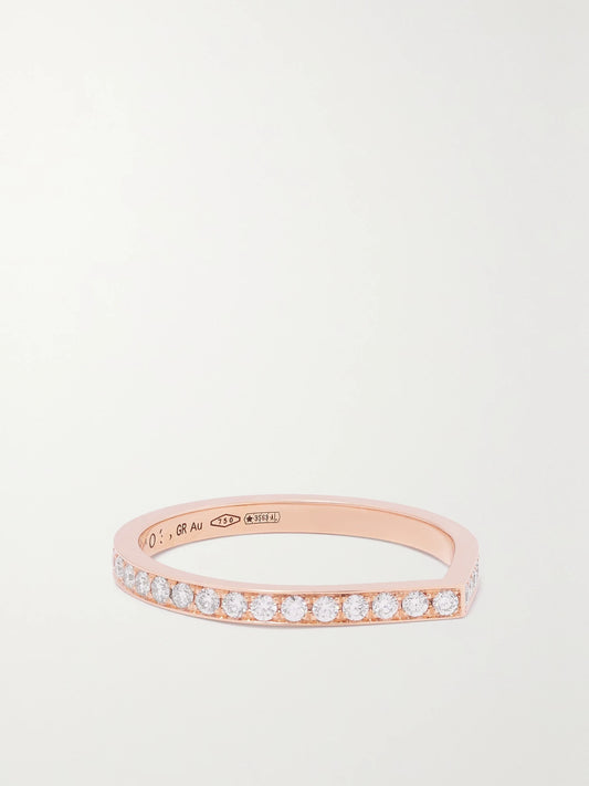 Antifer 18-karat Rose Gold Diamond Ring