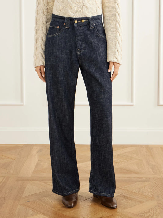 B SIDES Vic Mid-rise Straight-leg Jeans