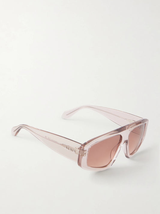 Alaïa Mask D-frame Recycled-acetate Sunglasses
