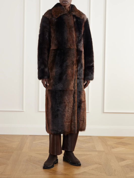 ARMA Verena Reversible Shearling And Leather Coat