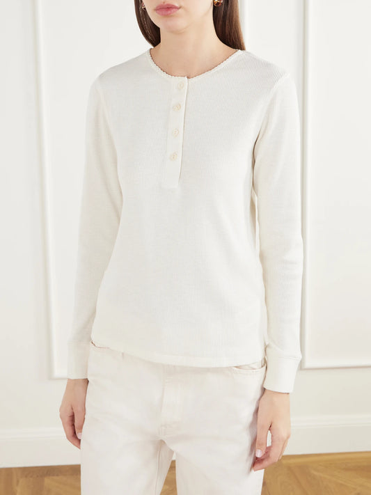 RRL Waffle-knit Cotton-blend Henley