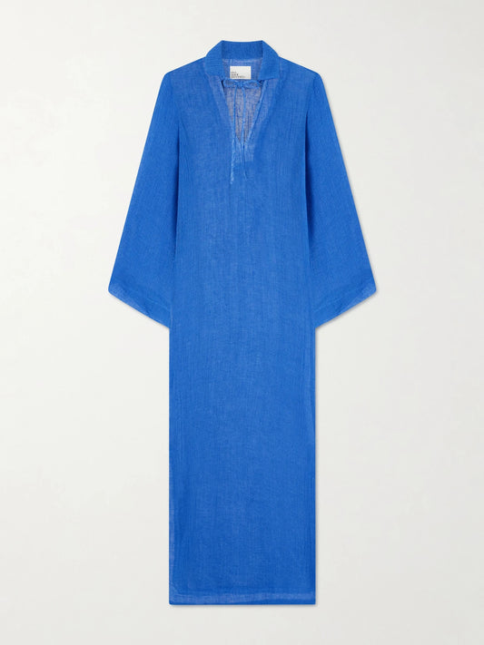 Linen-blend Coverup