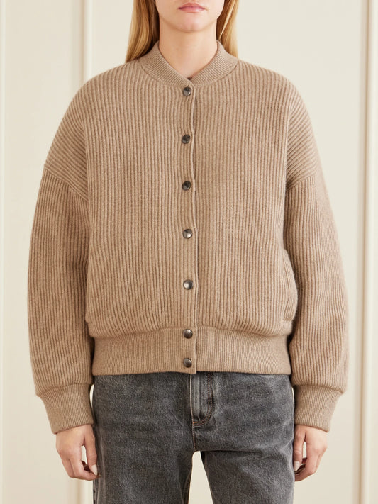 Cashmere Bomber Jacket