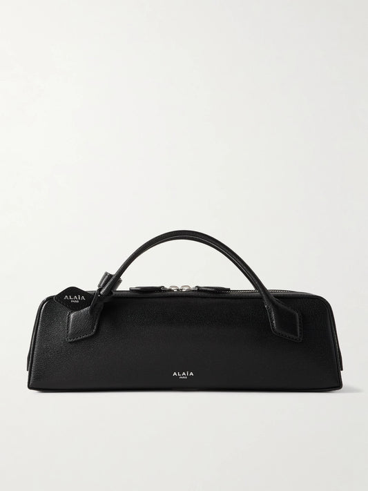 Le Teckel Textured-leather Tote