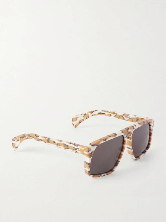 Neptune Aviator-style Acetate Sunglasses