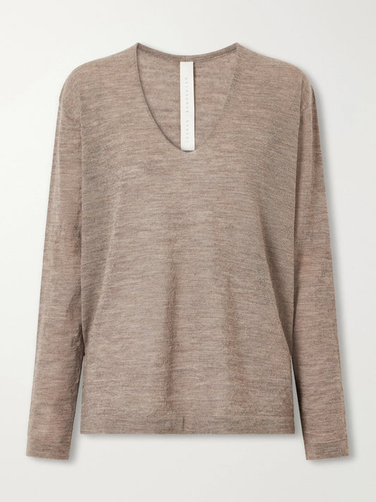 Lauren Manoogian Merino And Alpaca Wool-blend Sweater