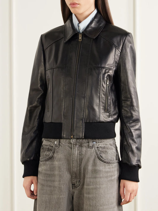 Nili Lotan Sue Leather Jacket