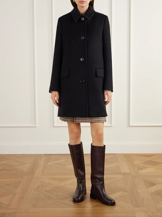 Burberry Gosford Wool And Cashmere-blend Felt Coat