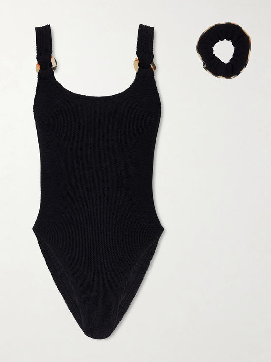 Hunza G Domino Original Crinkle Swimsuit