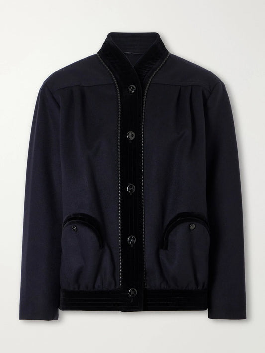 BLAZÉ Milano Coiba Wool And Cashmere-blend Jacket