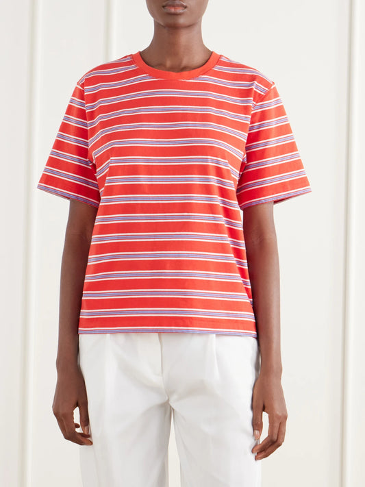 La Ligne Boyfriend Striped Cotton-jersey T-shirt