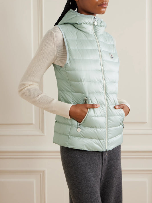 Glygosse Hooded Quilted Shell Down Vest