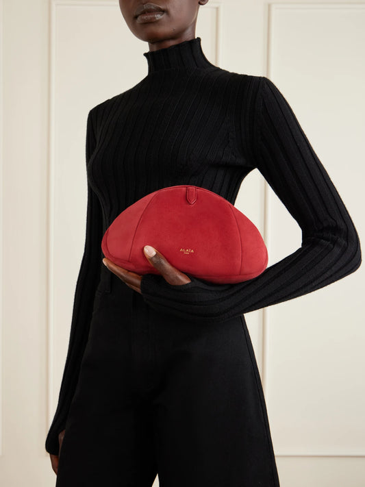 Suede Clutch