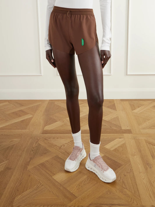 District Vision Split Logo-appliquéd 2'' Two-way Stretch Shell Running Shorts