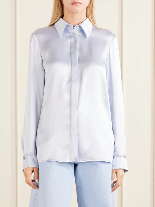 Cruz Silk-satin Shirt