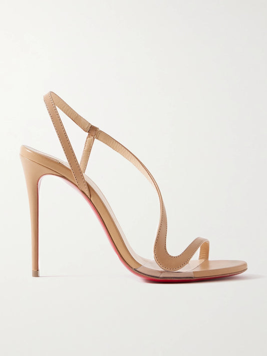 Rosalie 100 Pvc-trimmed Leather Sandals