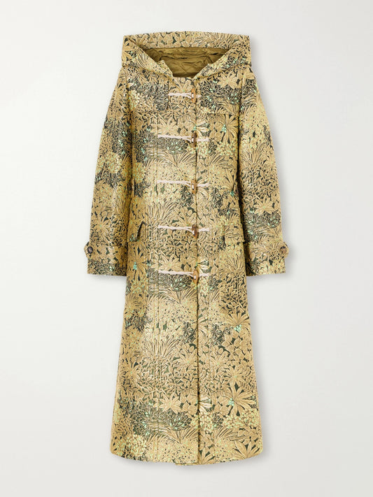 Dries Van Noten Paisley-jacquard Brocade Coat