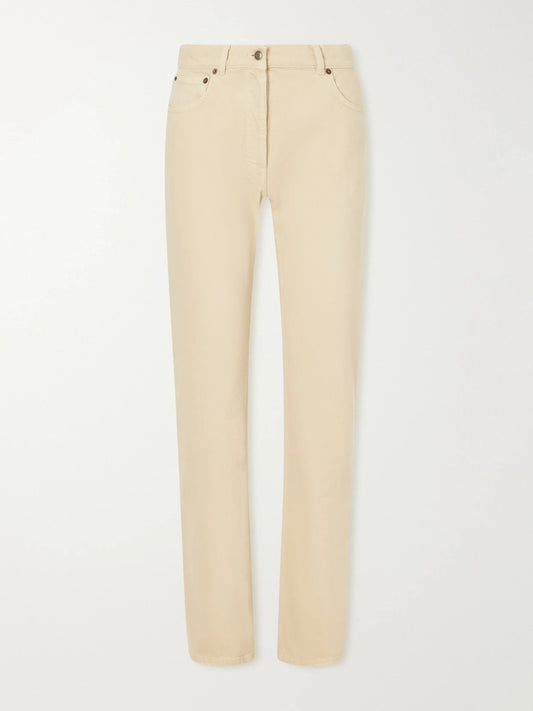The Row Imma Mid-rise Straight-leg Jeans