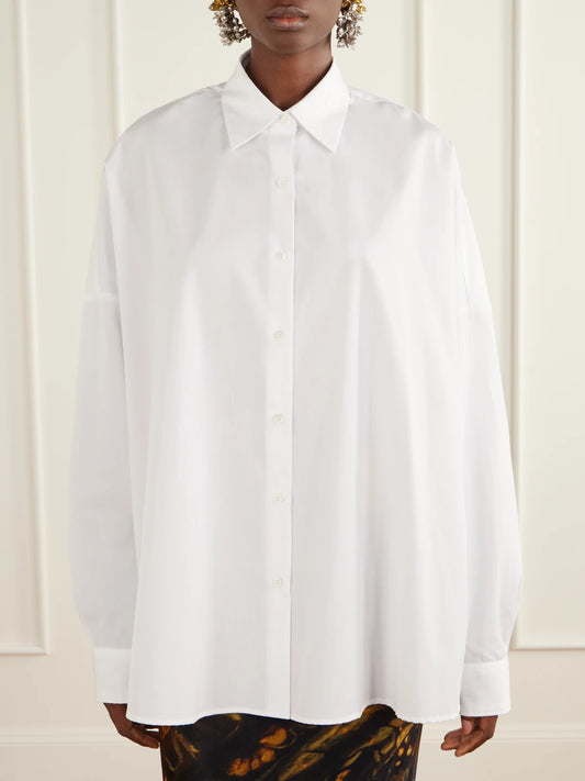 Dries Van Noten Casia Cotton-poplin Shirt