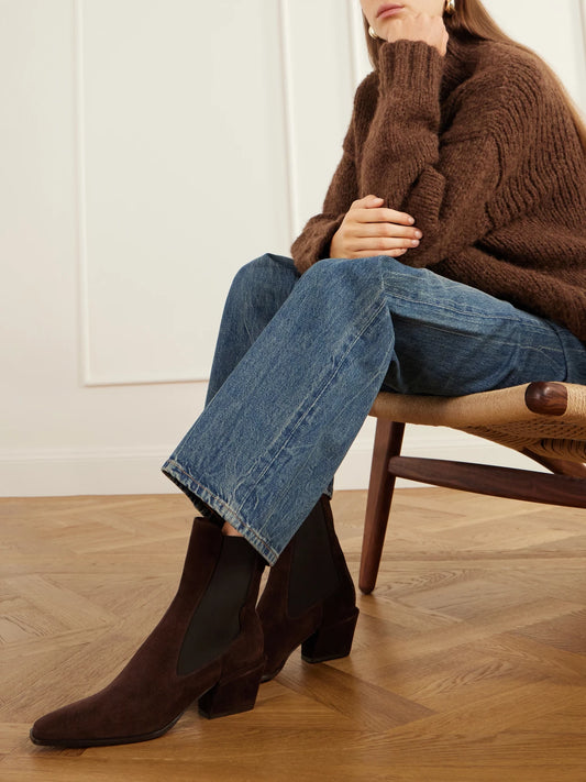 Paris Texas Bettina Suede Ankle Boots