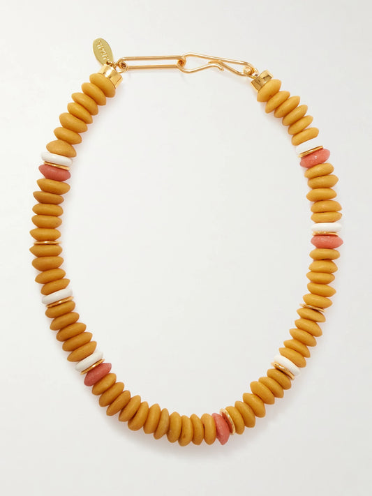 Laguna Gold-tone Beaded Necklace