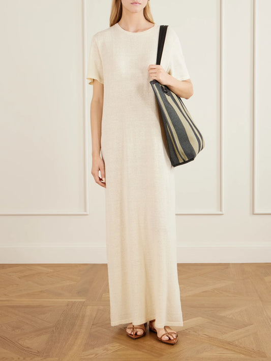 Proenza Schouler North South Days Striped Leather-trimmed Canvas Tote
