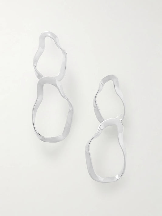 Viviane Small Recycled Sterling Silver Earrings