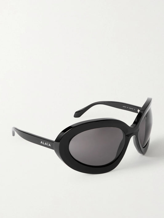 Alaïa Round-frame Acetate Sunglasses