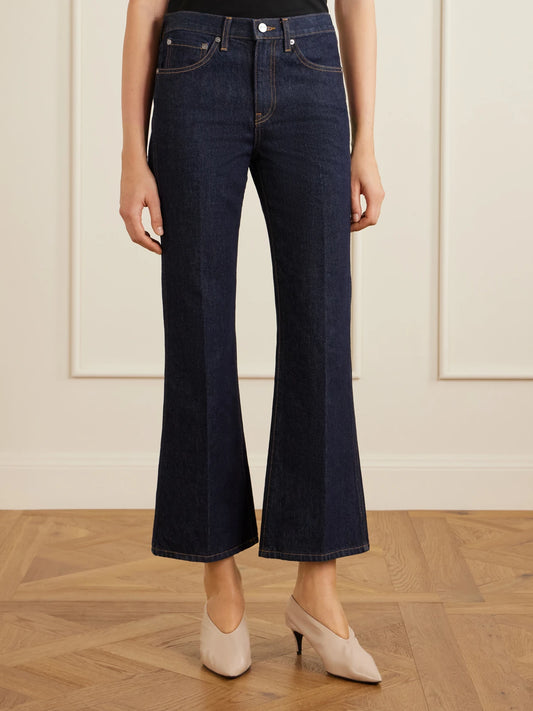 Clara Mid-rise Flared-leg Jeans