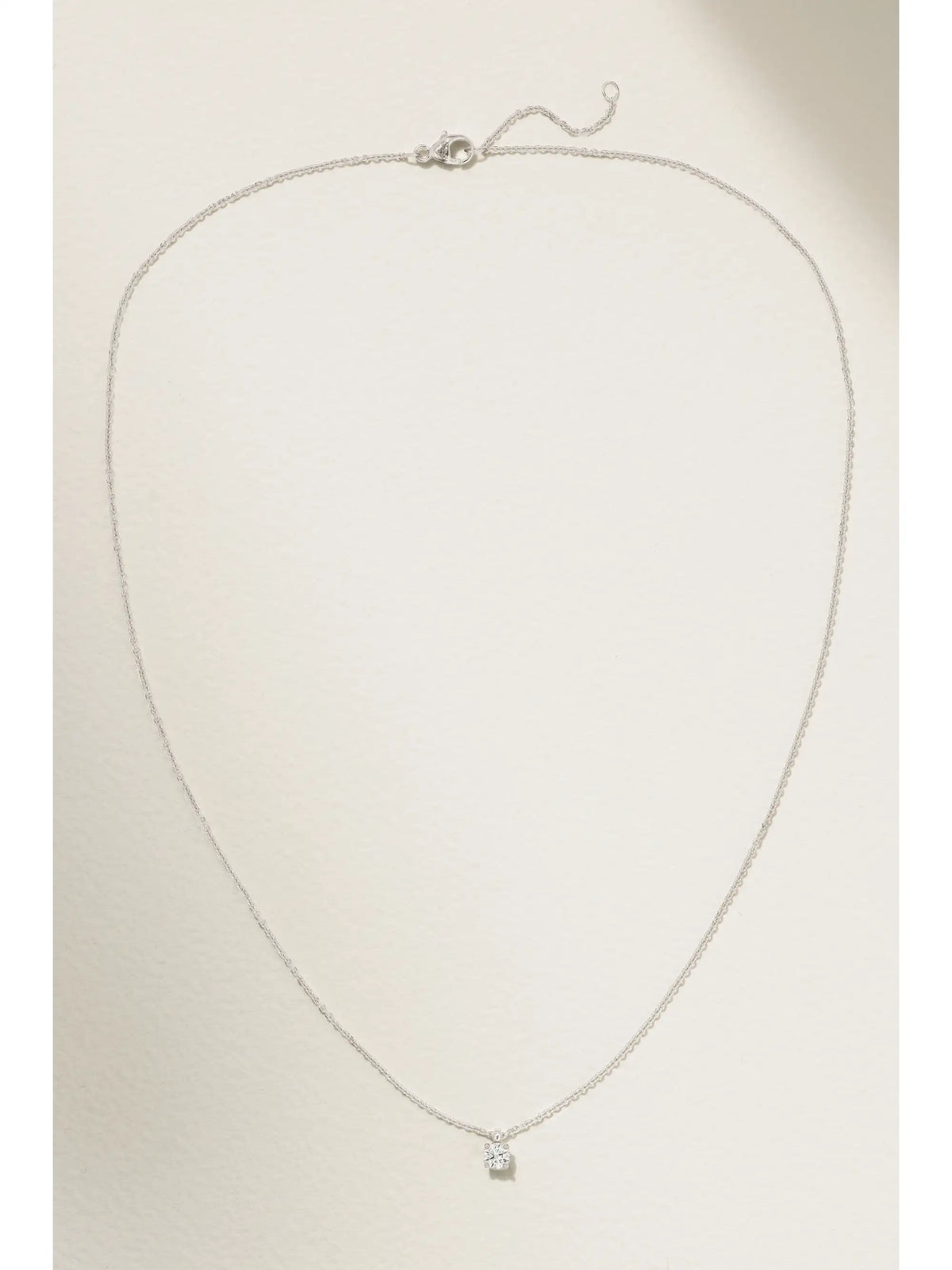 Classic Platinum Diamond Necklace