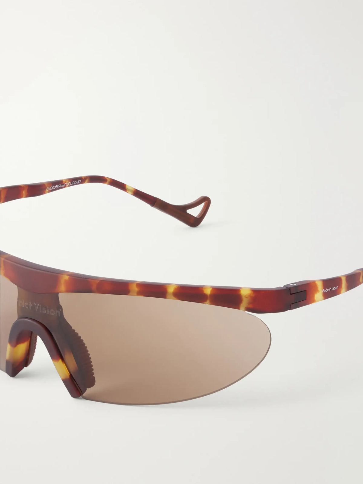 District Vision Koharu D-frame Semi-rimless Tortoiseshell Acetate Sunglasses