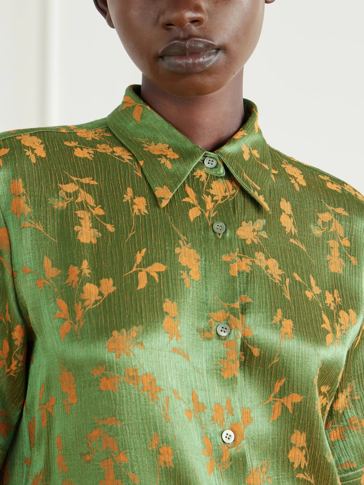 Dries Van Noten Floral-jacquard Shirt