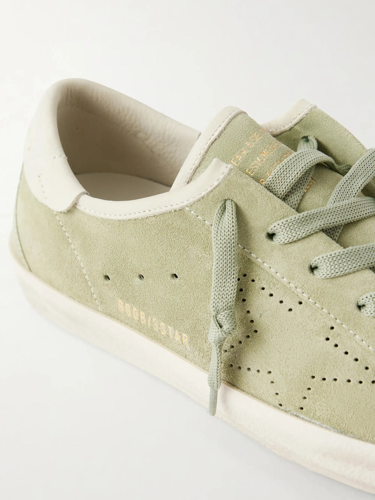 Super-star Leather-trimmed Suede Sneakers
