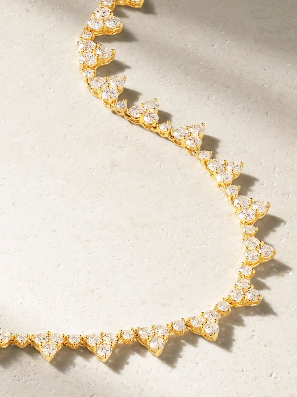 Eternity 18-karat Gold Diamond Choker