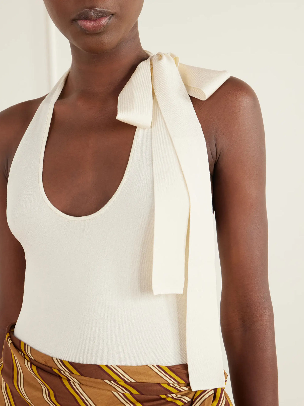 Zimmermann Fairlight Jersey Halterneck Top