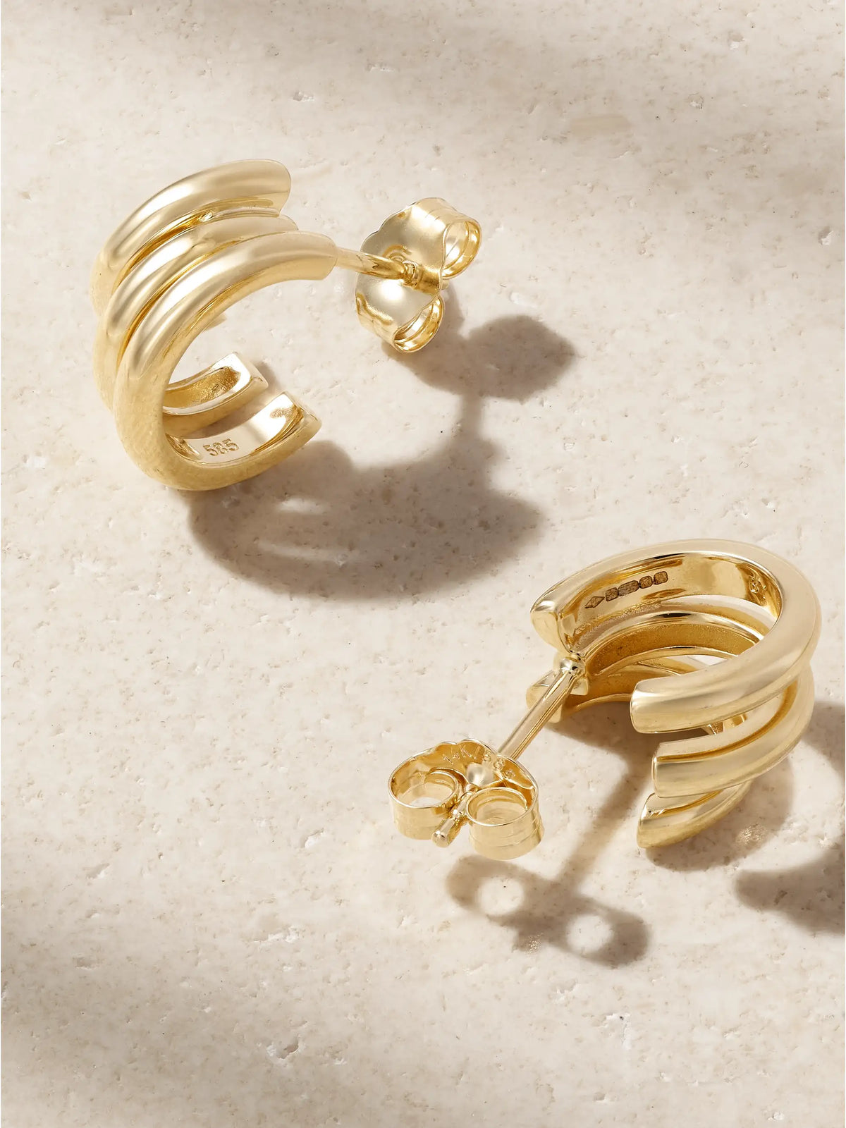Classic 14-karat Recycled Gold Hoop Earrings