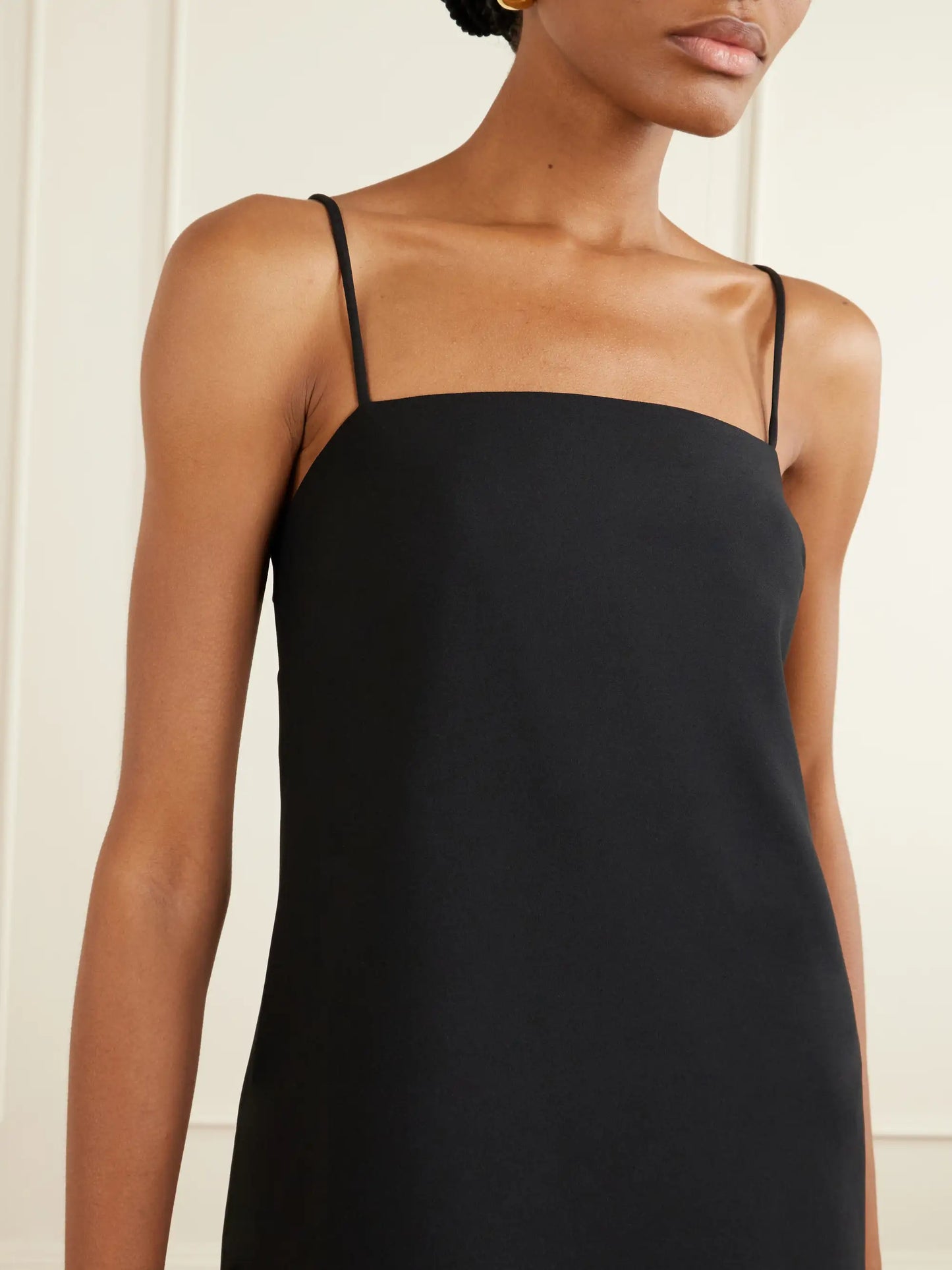 Drape Back Recycled Satin Midi Dress