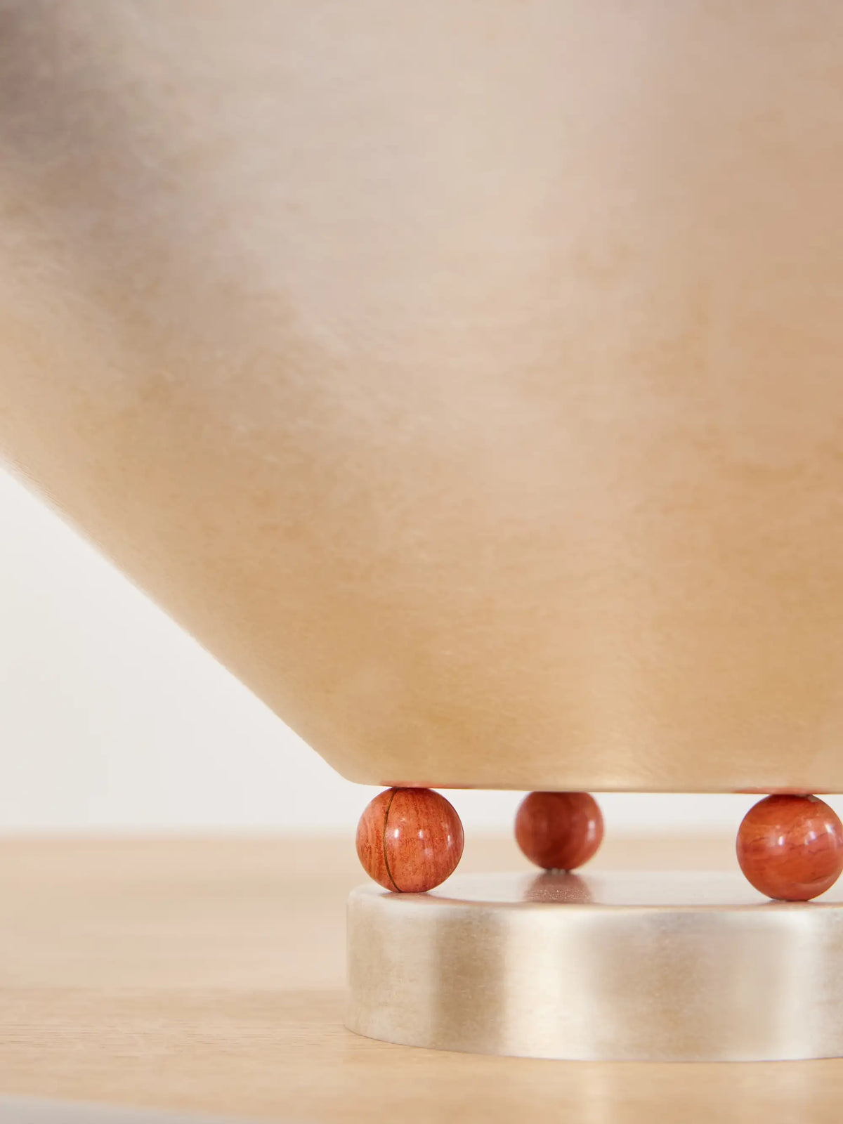 Natalia Criado + Vesper Voyage Tysia Silver-plated And Red Jasper Bowl