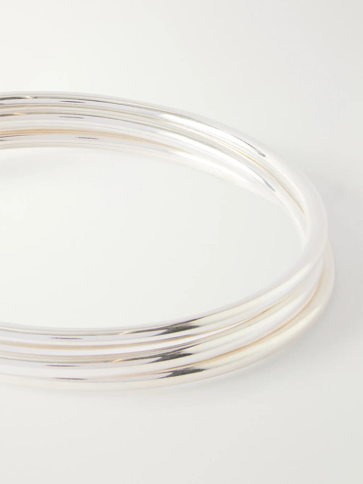 Kaya Set-of-three Silver Bangles