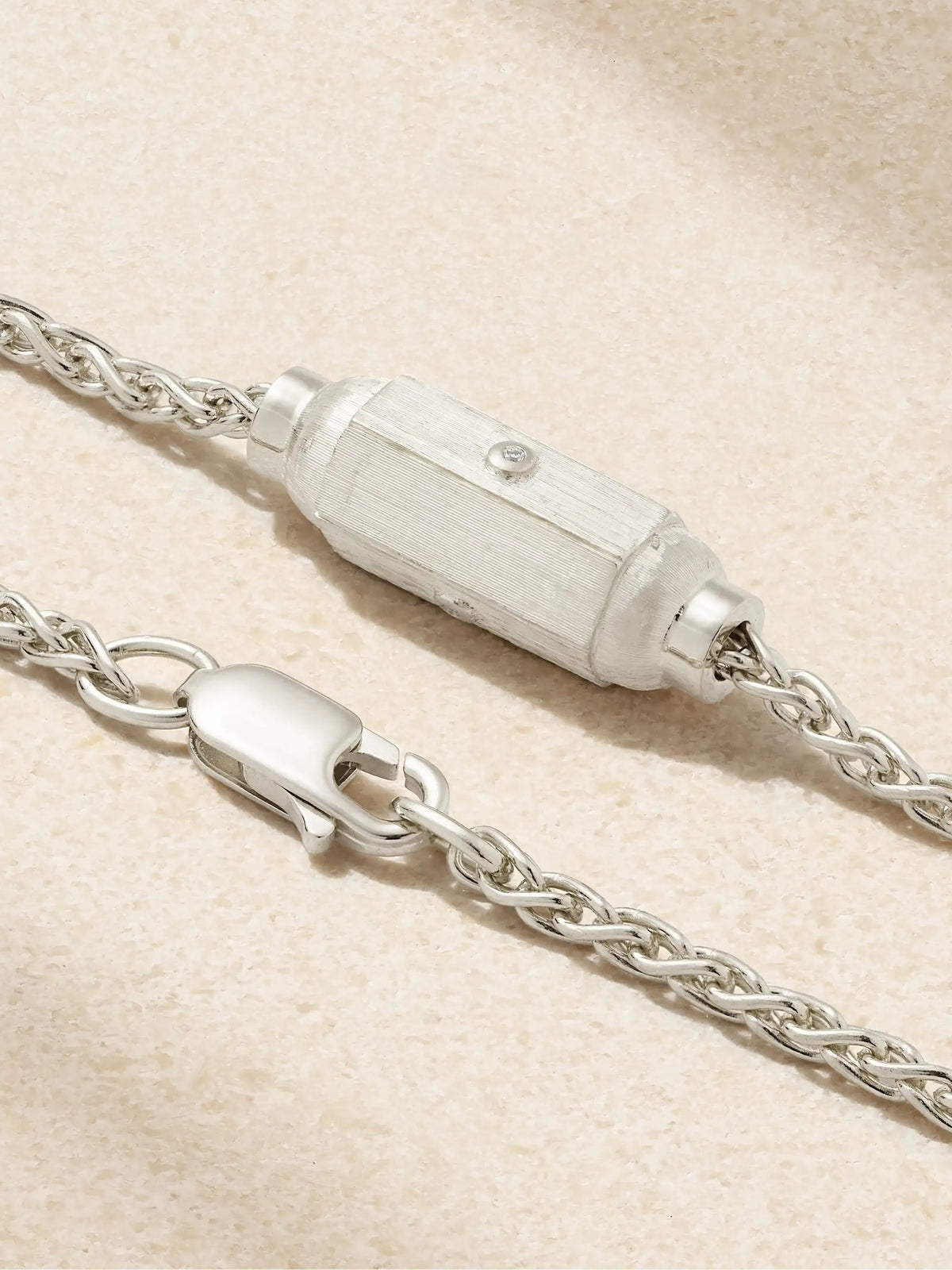Micro Coco 18-karat White Gold Diamond Bracelet