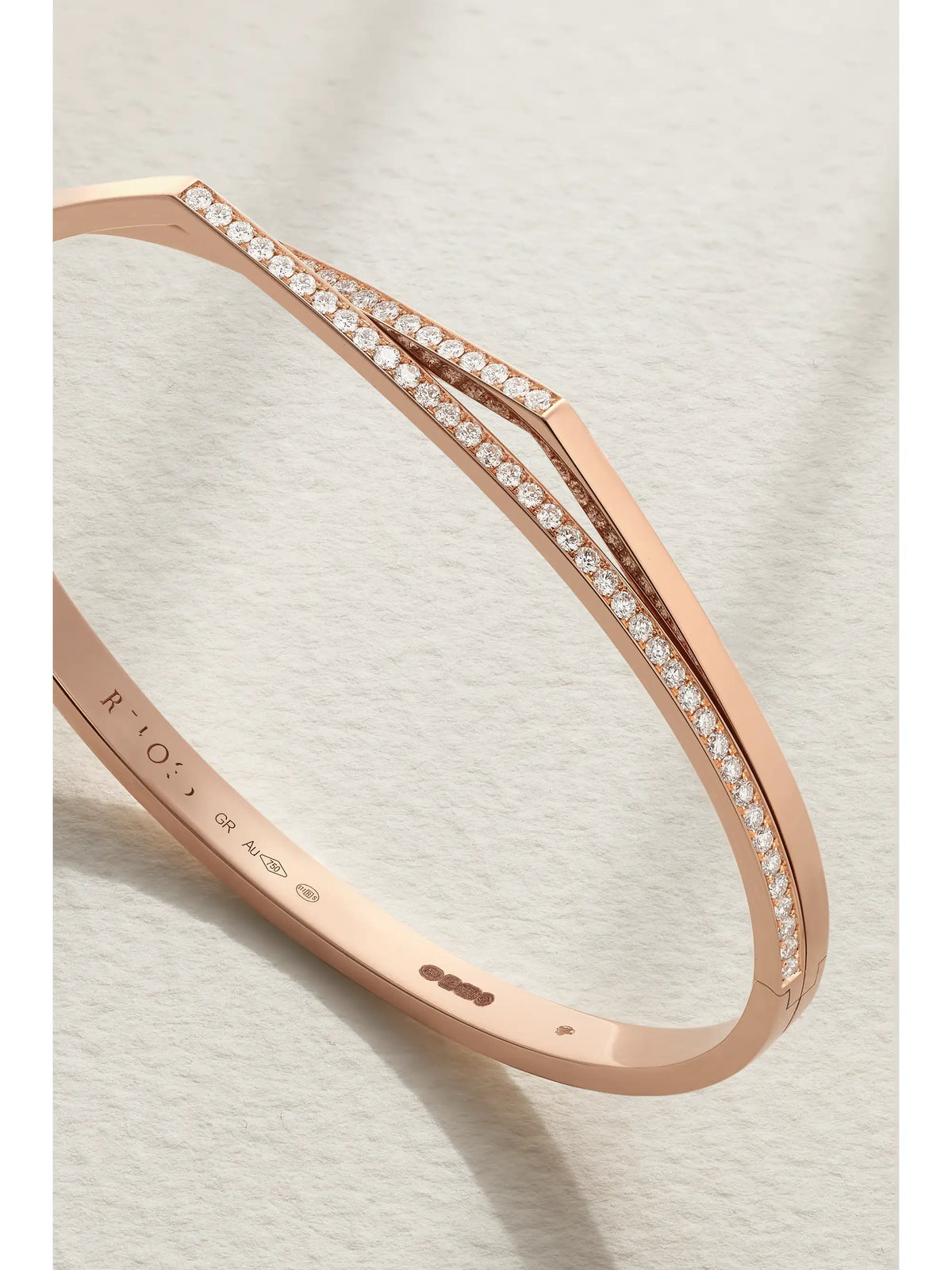 Antifer 18-karat Rose Gold Diamond Bracelet
